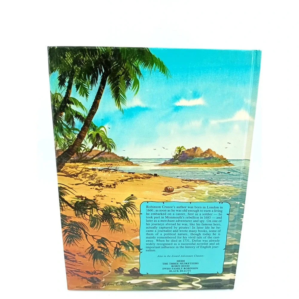 1982 Robinson Crusoe Award Adventure Classics HC by Daniel Defoe - Picture 2 of 7